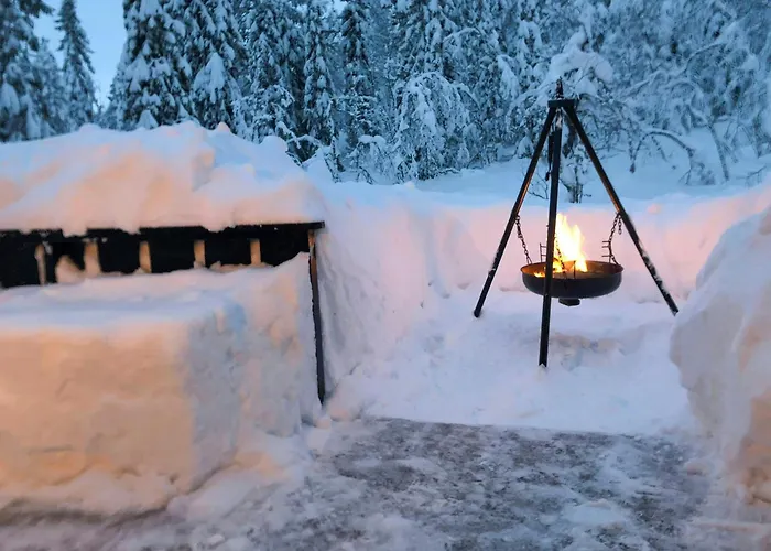 Semesterbostad Timber House With Inski Out In *